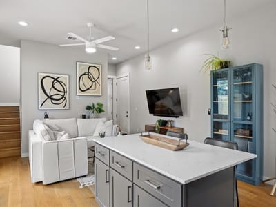 Primary bedroom at 1116 Stobaugh ST Unit #B - 2 bed 2 bath home