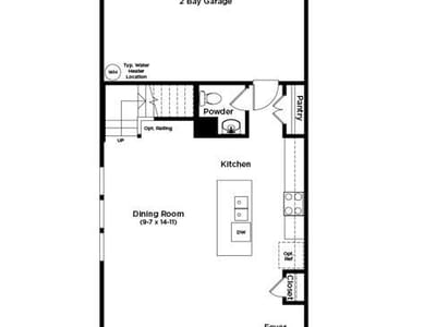 Living area at 112 Hartson Dr - 3 bed 2 bath home