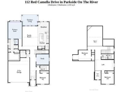 Living area at 112 Red Camella DR - 4 bed 3 bath home