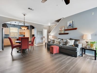 Living area at 11203 Ranch Road 2222 Unit #1602 - 2 bed 2 bath home