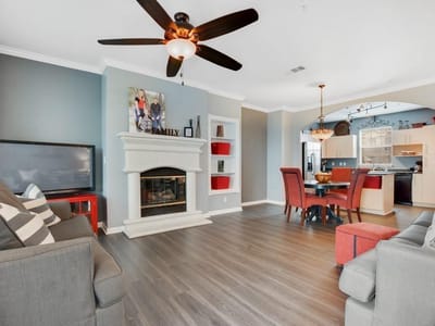 Primary bedroom at 11203 Ranch Road 2222 Unit #1602 - 2 bed 2 bath home