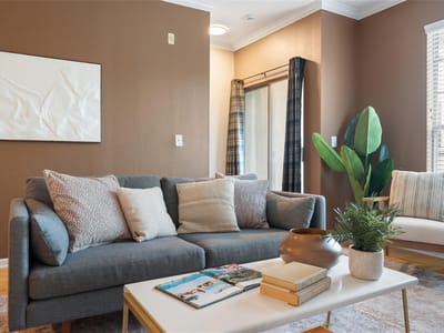 Primary bedroom at 11203 Ranch Road 2222 Unit #1402 - 2 bed 2 bath home