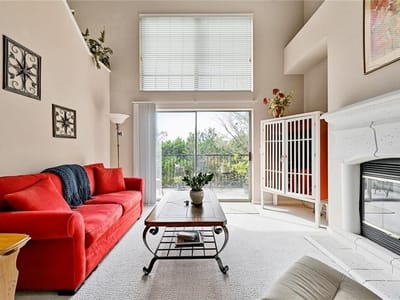 Primary bedroom at 11203 Ranch Road 2222 Unit #501 - 3 bed 3 bath home