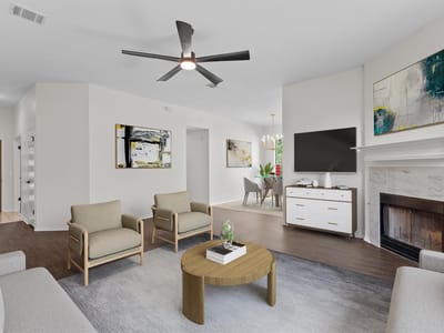 Primary bedroom at 1123 Thackeray LN - 3 bed 2 bath home