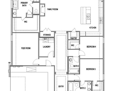 Living area at 113 Booted Eagle Claw CV - 4 bed 3 bath home