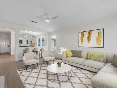 Living area at 11315 Robert Wooding DR - 3 bed 2 bath home