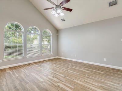 Primary bedroom at 11320 Conchos River TRL - 3 bed 2 bath home