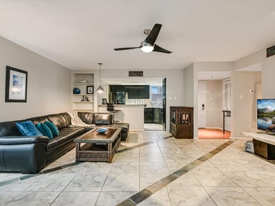 Primary bedroom at 1135 Barton Hills Dr Unit #206 - 2 bed 2 bath home