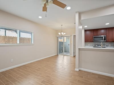 Living area at 114 E 31st ST Unit #112 - 2 bed 2 bath home
