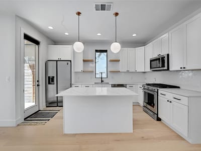 Kitchen at 1140 Webberville RD Unit #9 - 2 bed 2 bath home