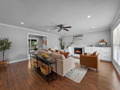 Living area at 11405 Pyreneese DR - 4 bed 2 bath home