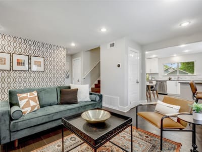 Primary bedroom at 1141 Berger ST Unit #A - 4 bed 2 bath home