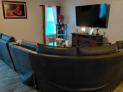 Living area at 11412 Day Camp Ln - 3 bed 2 bath home