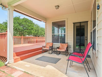 Living area at 11412 Lemuel Ln - 3 bed 2 bath home