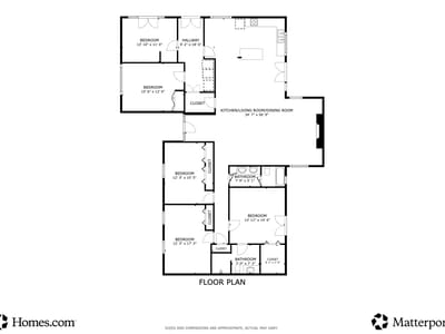 Primary bedroom at 11532 Spicewood PKWY - 5 bed 2 bath home