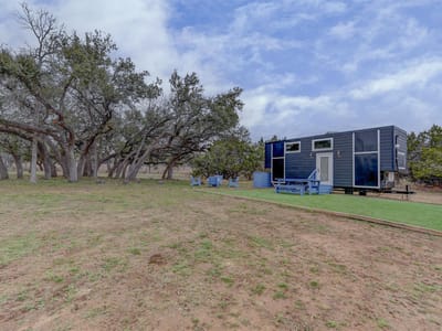 Living area at 1156 Narrows Rd - Forest View North, Blanco, TX