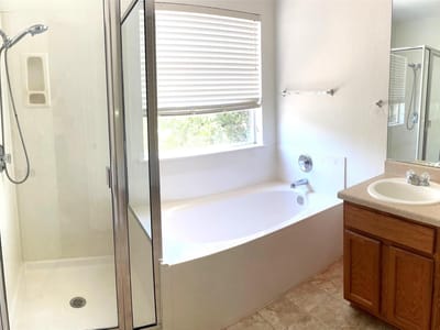 Primary bedroom at 115A Auction Oak Unit #A - 3 bed 2 bath home