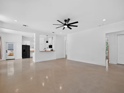 Living area at 116 E Hickory DR - 3 bed 2 bath home