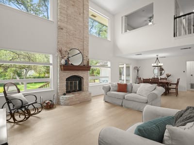 Living area at 11603 Buttonwood DR - 4 bed 2 bath home