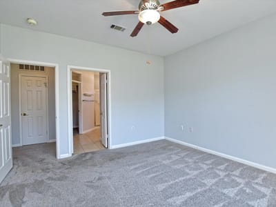Primary bedroom at 117 Beautybush TRL - 2 bed 2 bath home