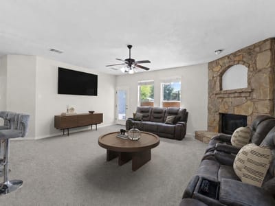Primary bedroom at 117 Emory Fields DR - 5 bed 3 bath home
