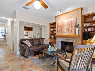 Primary bedroom at 117 Lost SPUR Unit #5 - 2 bed 2 bath home
