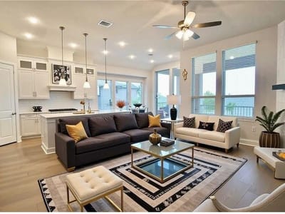 Living area at 117 Missouri Primrose Ln - 4 bed 3 bath home