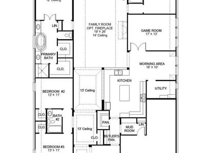 Living area at 117 Winterberry WAY - 4 bed 3 bath home