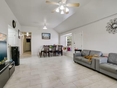 Living area at 11708 KINGS VIEW CT Unit #A and B - Tanglewood Estates, Austin, TX