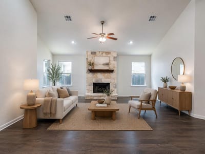 Primary bedroom at 11708 Santa Elena LN - 3 bed 2 bath home