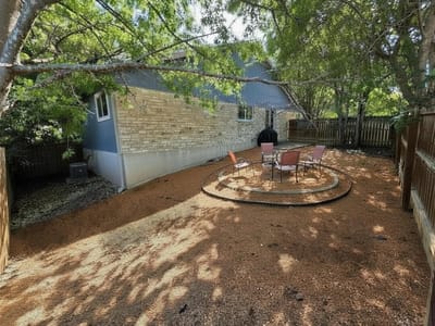 Living area at 11815 Lochridge DR Unit #B - 3 bed 2 bath home