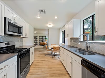 Living area at 11837 Shropshire BLVD - 3 bed 1 bath home