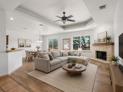 Living area at 119 E Wildflower BLVD - 3 bed 2 bath home