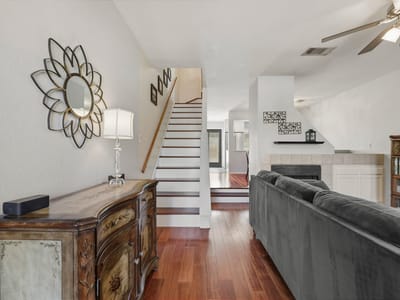Primary bedroom at 11901 E Swearingen Dr Unit #27 - 2 bed 2 bath home