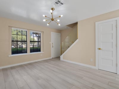Primary bedroom at 11901 Swearingen DR Unit #105 - 2 bed 1 bath home