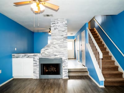 Primary bedroom at 11901 Swearingen Dr Unit #18-D - 2 bed 2 bath home