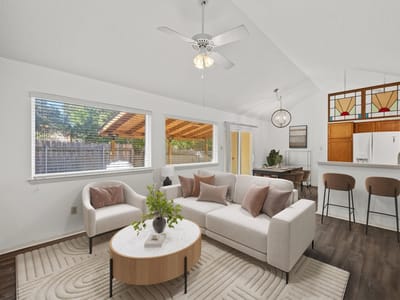 Primary bedroom at 11901 Swearingen DR Unit #39 - 2 bed 2 bath home