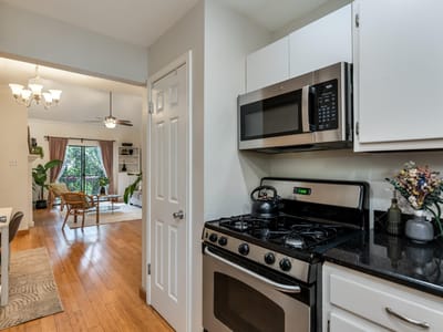 Primary bedroom at 11970 Jollyville RD Unit #205 - 2 bed 2 bath home
