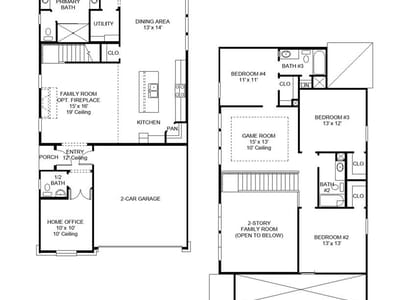 Living area at 120 Covered Bridge TRL - 4 bed 3 bath home