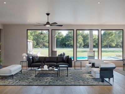 Living area at 1201  Great Hills Dr - 4 bed 3 bath home
