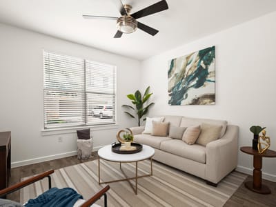Living area at 1201 Grove Blvd Unit #1103 - 2 bed 2 bath home