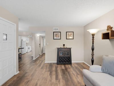 Primary bedroom at 1201 Hi Stirrup Unit #104 - 3 bed 2 bath home