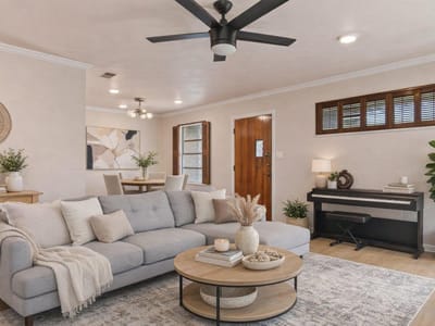 Living area at 1201 Larkwood Dr - 3 bed 2 bath home