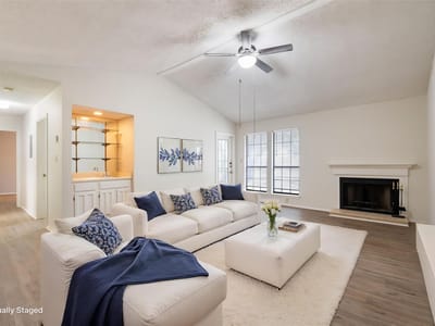 Living area at 1202 Thorpe LN Unit #216 - 2 bed 2 bath home