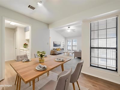 Primary bedroom at 1202 Thorpe LN Unit #216 - 2 bed 2 bath home