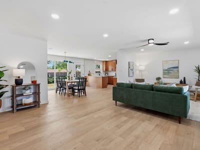 Living area at 1203 Ridgehaven DR - 3 bed 2 bath home