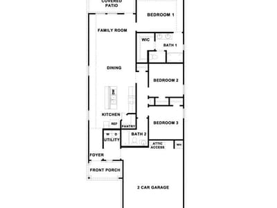 Living area at 1204 Vogel DR - 3 bed 2 bath home