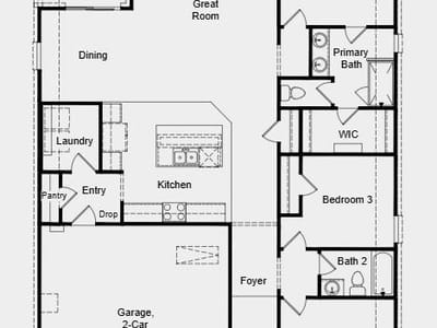 Kitchen at 1208 Crumpton DR - 3 bed 2 bath home
