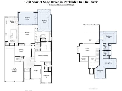 Property photo 2 at 1208 Scarlet Sage DR - 4 bed 4 bath home
