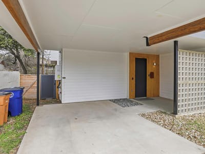 Living area at 1208 W Oltorf ST Unit #A - 3 bed 3 bath home